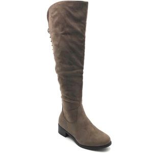 TOP Moda Brown Over the Knee Boots
